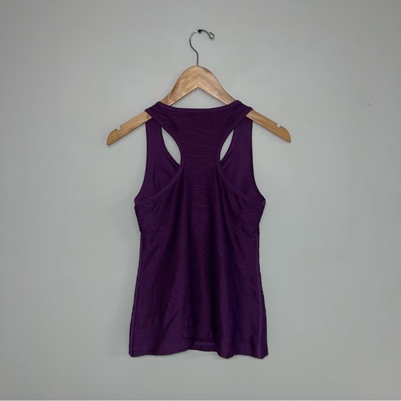 Title Nine Tankini Top Women's Size Small Purple Racerback Tank Textured IX:XXXX - Picture 5 of 8